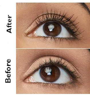 Maybelline before and after close up